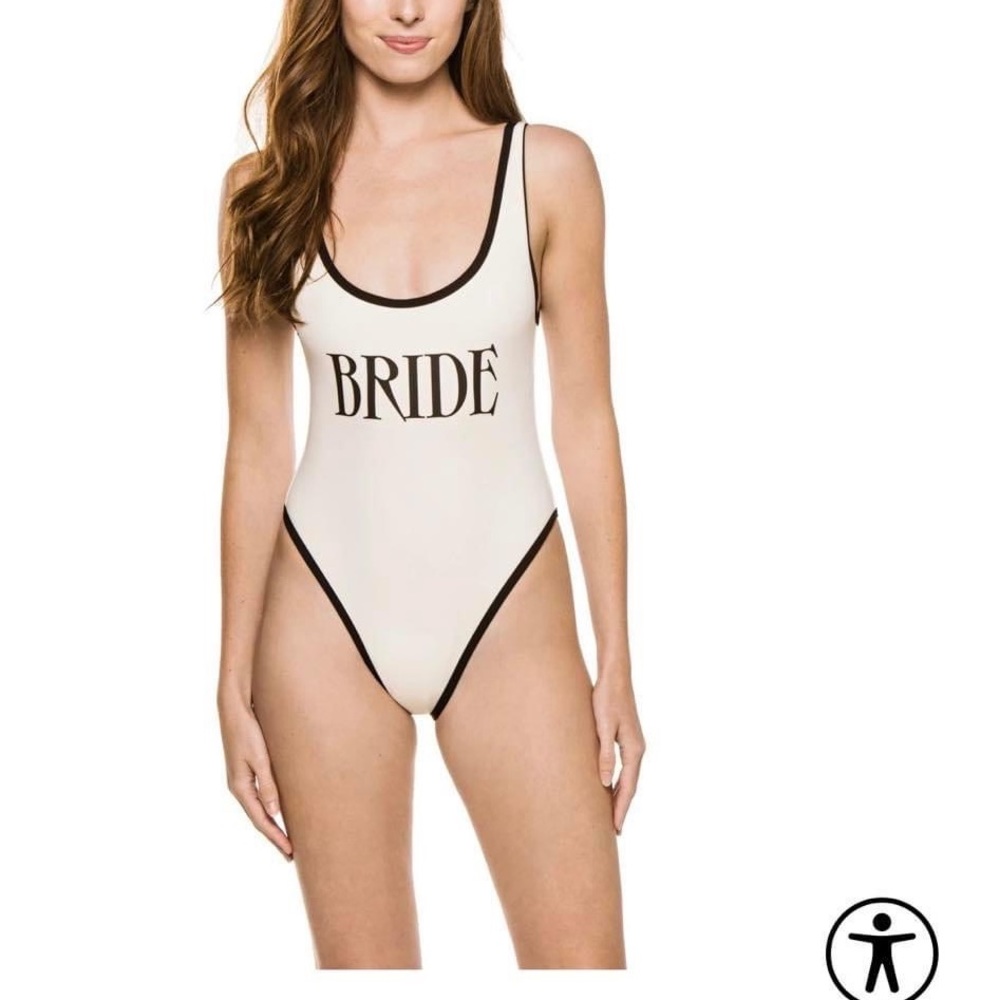 WeWoreWhat Bride Off-White Swimsuit